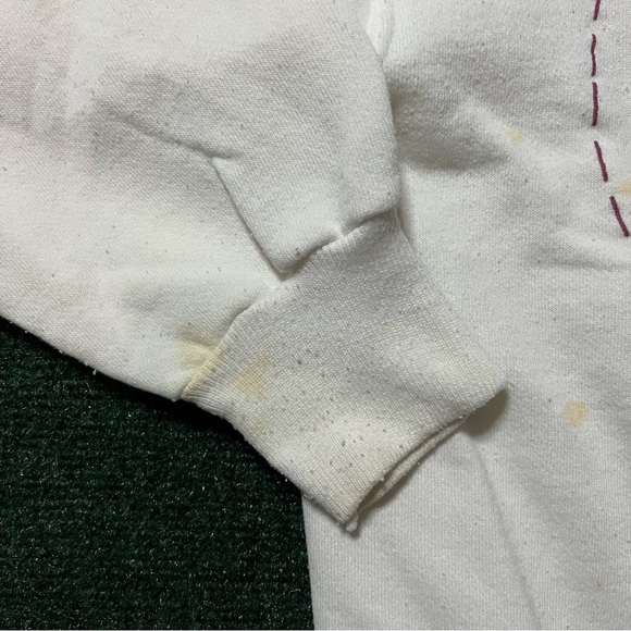 Vintage Atlanta 1996 Olympics Sweatshirt White USA 90s Size M 20.5X25.5 - Picture 5 of 15